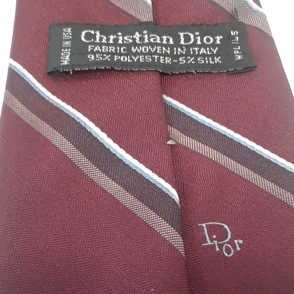 CHRISTIAN DIOR VINTAGE SLIM NECKTI👔 - Picture 5 of 13